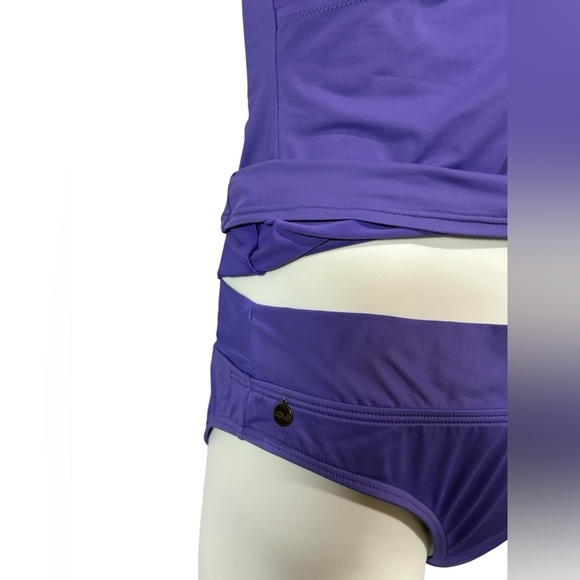 NWOT, LOLË, Two-Piece Swimsuit Set (tankini), XL, Purple ☀️ - Picture 9 of 11
